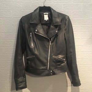 Zara leather jacket